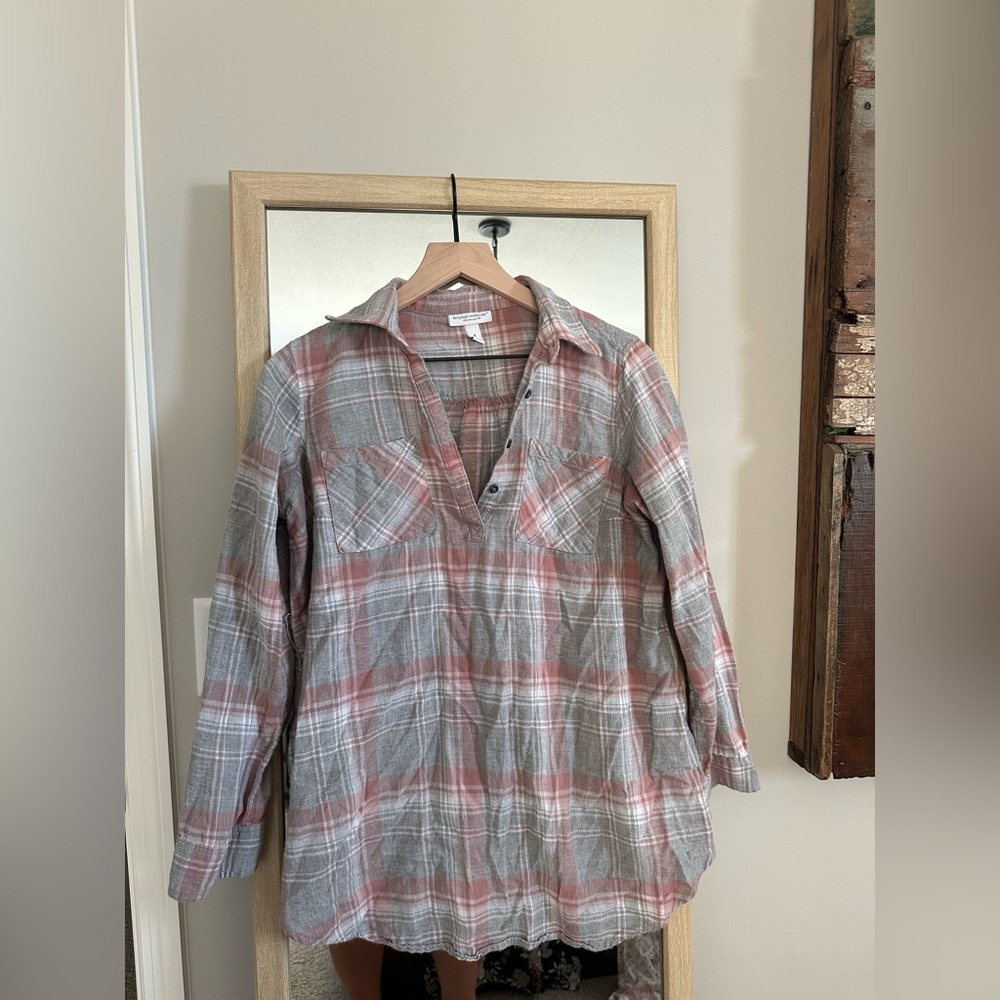 GUC Liz Lange Maternity for Target Plaid Top